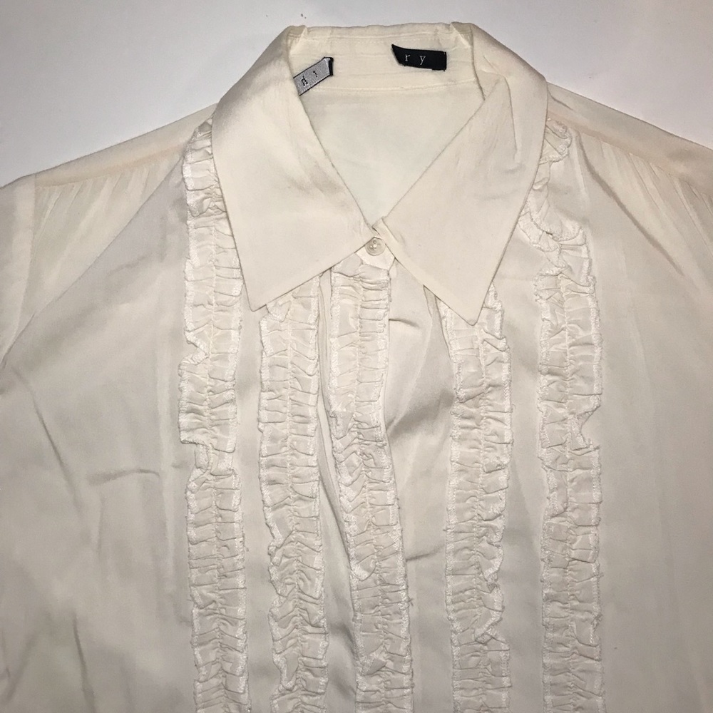 Theory button down blouse